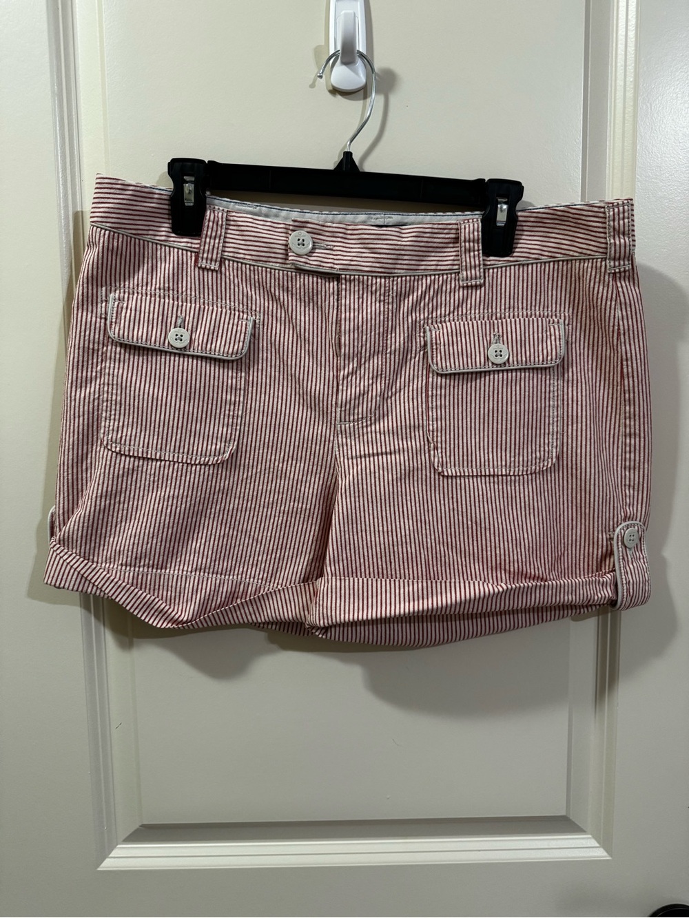 Polo by Ralph Lauren Vintage Red and White Striped Shorts